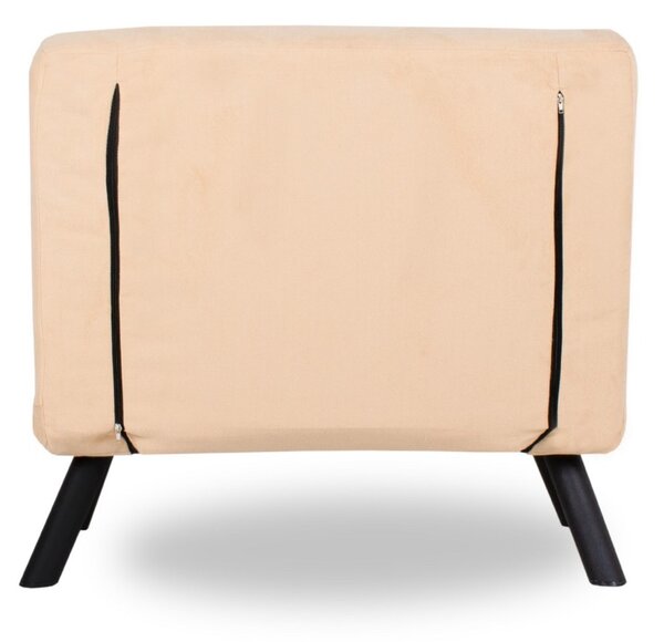 Hanah Home Rozkládací křeslo Sando 60 cm krémové