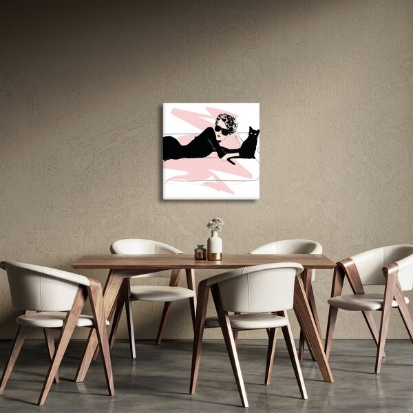 Obraz - Fashion lady (30x30 cm)
