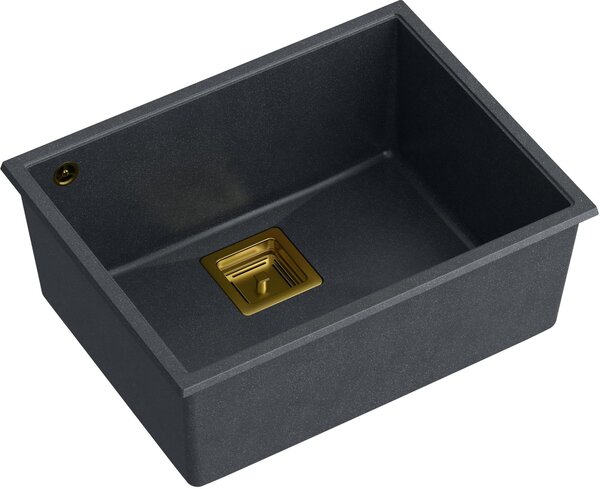 Quadron David závěsný dřez 55x42 cm černá HQD5542U8-G1