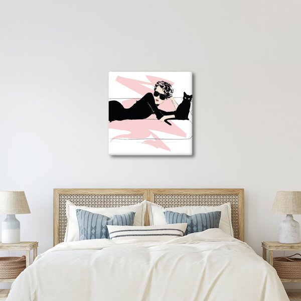 Obraz - Fashion lady (30x30 cm)