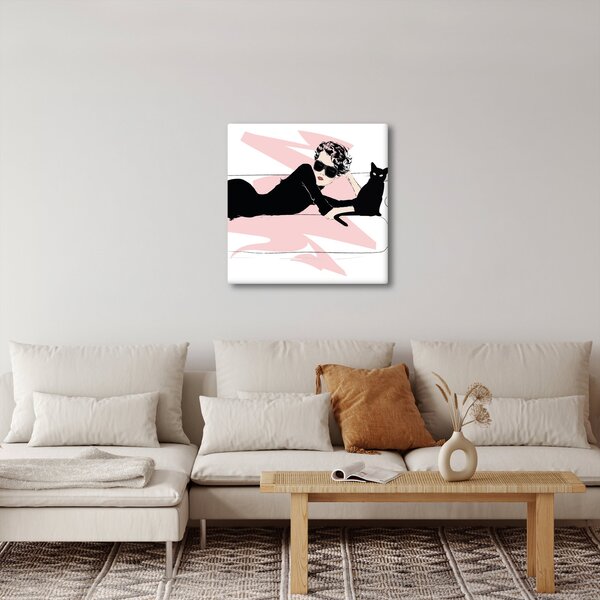 Obraz - Fashion lady (30x30 cm)