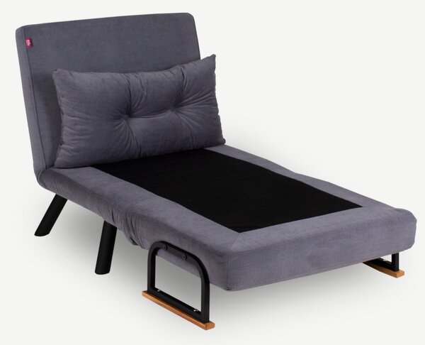 Hanah Home Rozkládací křeslo Sando 60 cm šedé