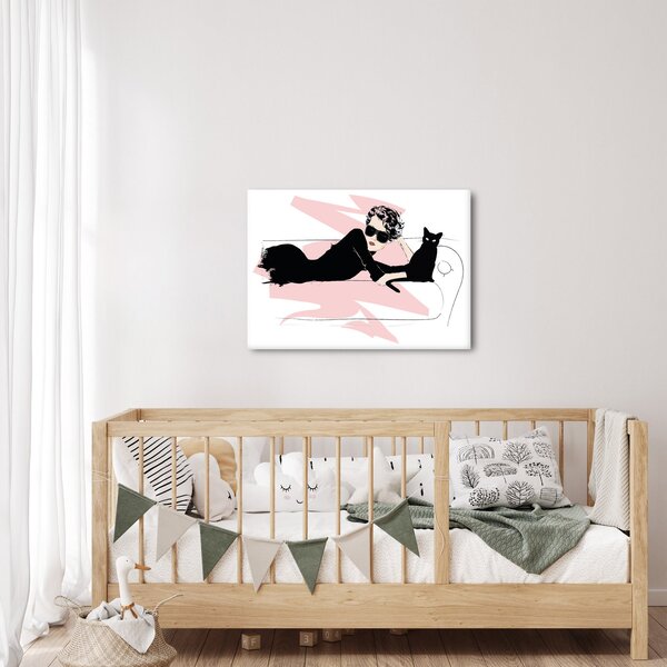 Obraz - Fashion lady (70x50 cm)