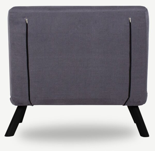Hanah Home Rozkládací křeslo Sando 60 cm šedé