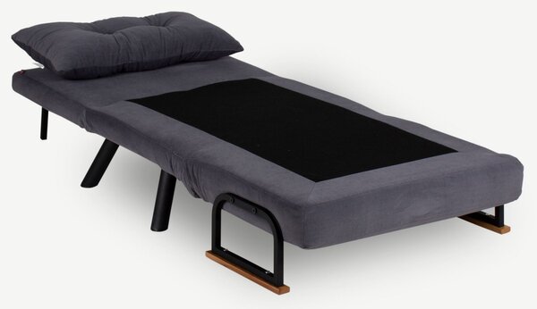 Hanah Home Rozkládací křeslo Sando 60 cm šedé