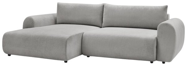 -25 % Dny MOMENTI– Bobochic Paris Světle šedá rozkládací pohovka Lucien 314 cm, levá