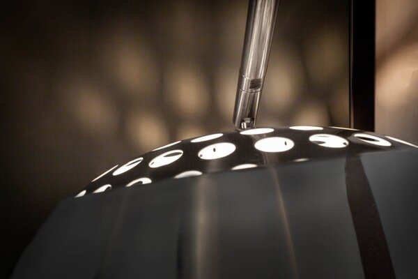 Designová stojanová lampa Arch chrom