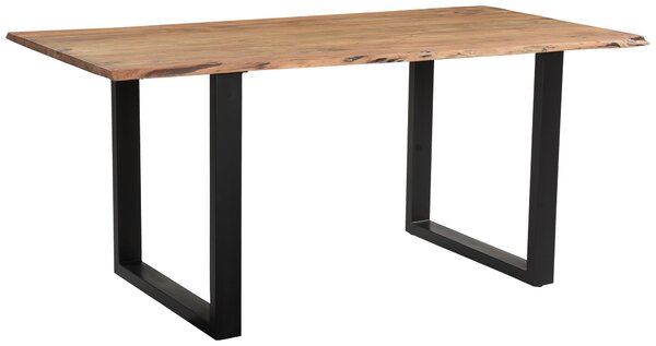 JÍDELNÍ STŮL, akácie, černá, barvy akácie, 160/85/76 cm Linea Natura