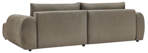-25 % Dny MOMENTI– Bobochic Paris Hnědá rozkládací pohovka Lucien 314 cm, pravá