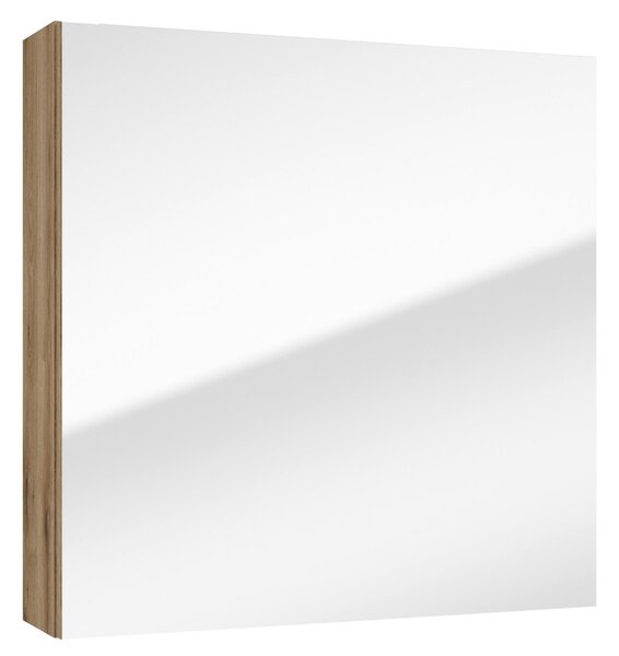 ZRCADLOVÁ SKŘÍŇKA, barvy dubu, 60/60/15 cm MID.YOU - Koupelnové série, Online Only