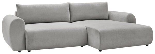 -25 % Dny MOMENTI– Bobochic Paris Světle šedá rozkládací pohovka Lucien 314 cm, pravá