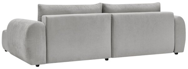 -25 % Dny MOMENTI– Bobochic Paris Světle šedá rozkládací pohovka Lucien 314 cm, pravá