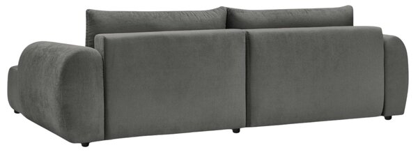 -25 % Dny MOMENTI– Bobochic Paris Šedá rozkládací pohovka Lucien 314 cm, pravá