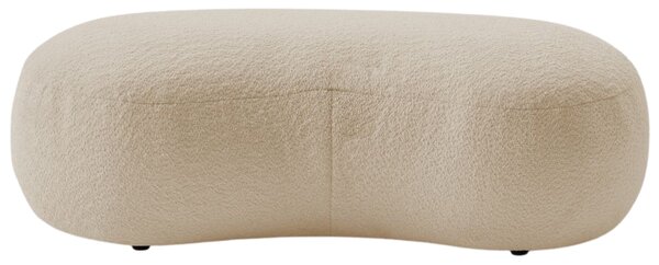 -25 % Dny MOMENTI– Bobochic Paris Béžová bouclé podnožka Saint-Germain 147 x 90 cm
