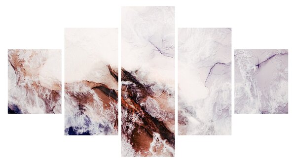 Obraz - Fialový mramor N⁰1 (125x70 cm)