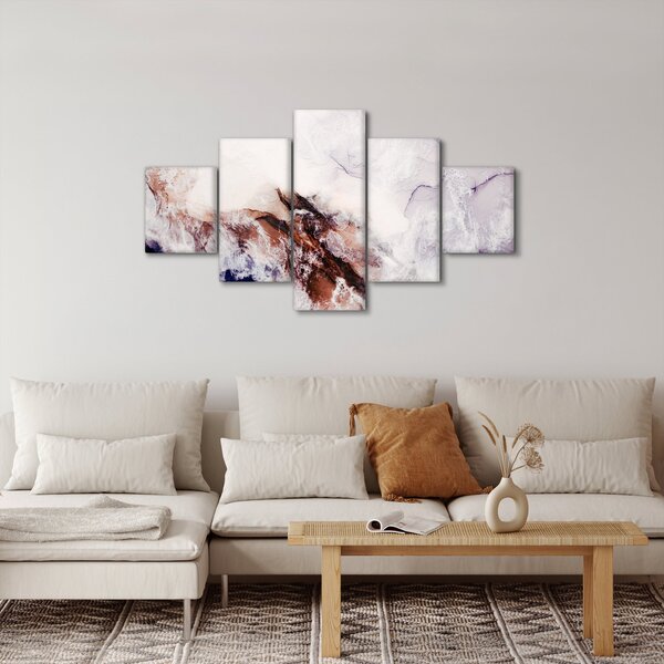 Obraz - Fialový mramor N⁰1 (125x70 cm)
