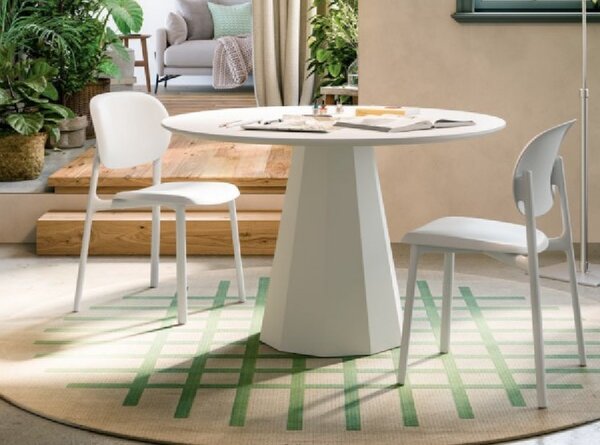 Connubia Kulatý koberec Cek, béžovo-zelený, Ø240 cm, CB7257-C