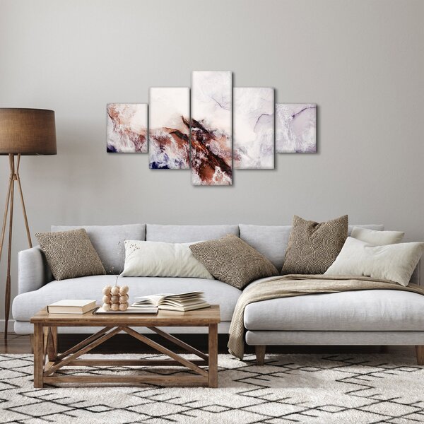 Obraz - Fialový mramor N⁰1 (125x70 cm)