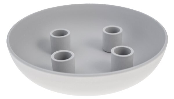 Storefactory Scandinavia Keramický svícen Granholmen - Light Grey SF141