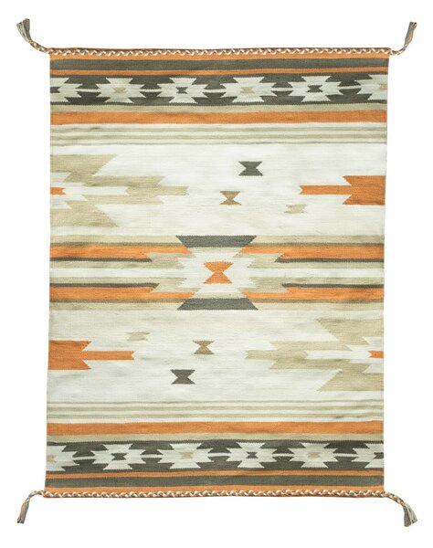 Oboustranný venkovní koberec z recyklovaného plastu Green Decore Aztec, 90 x 150 cm