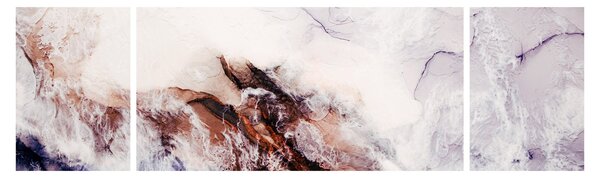 Obraz - Fialový mramor N⁰1 (170x50 cm)