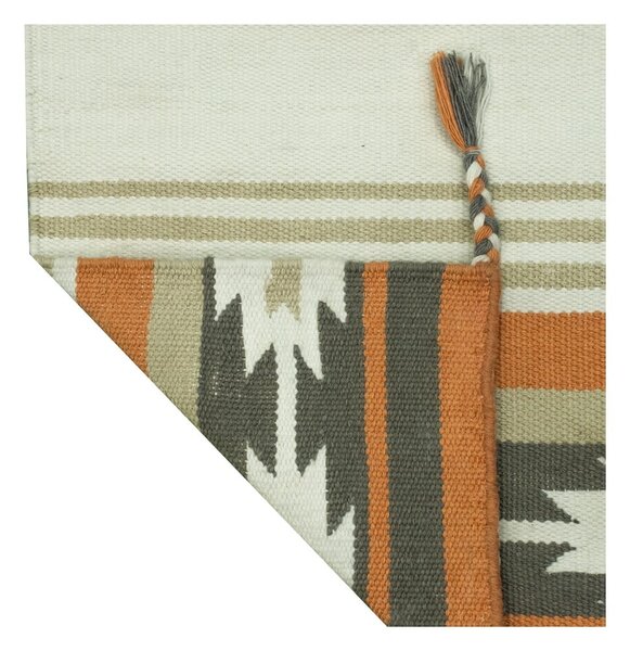 Oboustranný venkovní koberec z recyklovaného plastu Green Decore Aztec, 90 x 150 cm