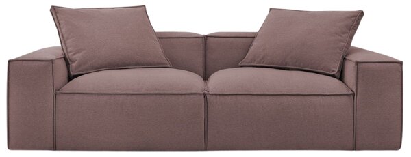 -25 % Dny MOMENTI– Bobochic Paris Růžová trojmístná pohovka Boheme 260 cm