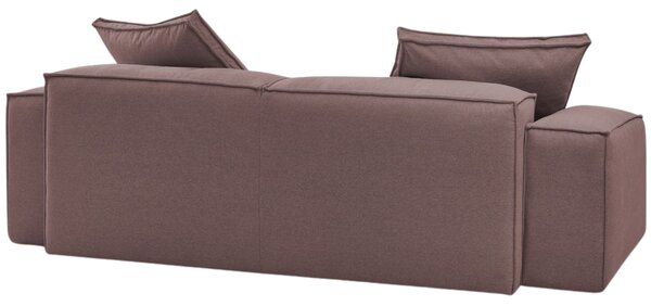 -25 % Dny MOMENTI– Bobochic Paris Růžová trojmístná pohovka Boheme 260 cm