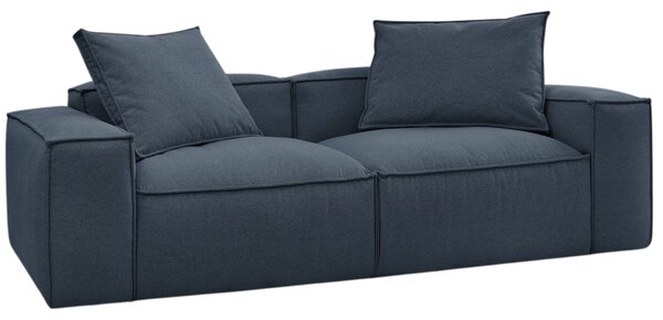 -25 % Dny MOMENTI– Bobochic Paris Tmavě modrá trojmístná pohovka Boheme 260 cm