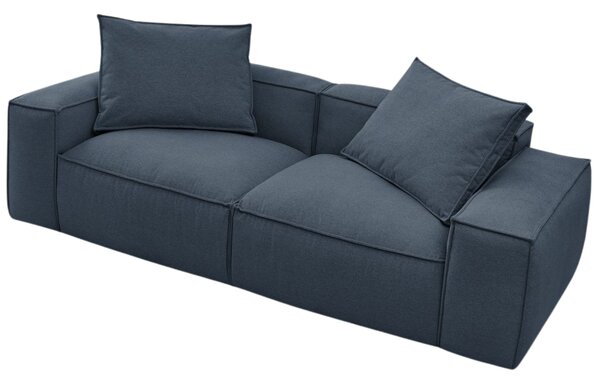 -25 % Dny MOMENTI– Bobochic Paris Tmavě modrá trojmístná pohovka Boheme 260 cm