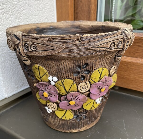 Keramika Javorník Květináč - fialky