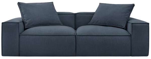 -25 % Dny MOMENTI– Bobochic Paris Tmavě modrá trojmístná pohovka Boheme 260 cm