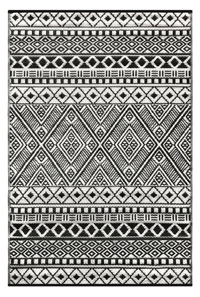 Černo-bílý venkovní koberec Green Decore Relic, 150 x 240 cm