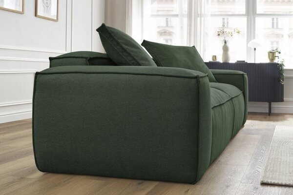 -25 % Dny MOMENTI– Bobochic Paris Zelená trojmístná pohovka Boheme 260 cm
