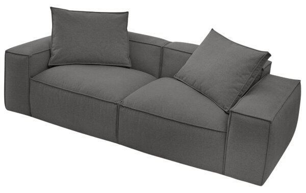 -25 % Dny MOMENTI– Bobochic Paris Tmavě šedá trojmístná pohovka Boheme 260 cm