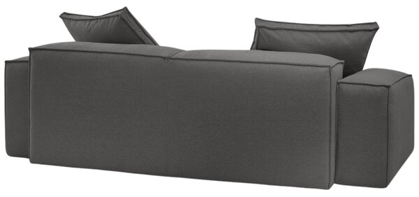 -25 % Dny MOMENTI– Bobochic Paris Tmavě šedá trojmístná pohovka Boheme 260 cm