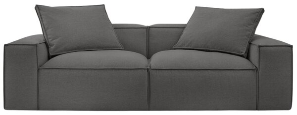 -25 % Dny MOMENTI– Bobochic Paris Tmavě šedá trojmístná pohovka Boheme 260 cm