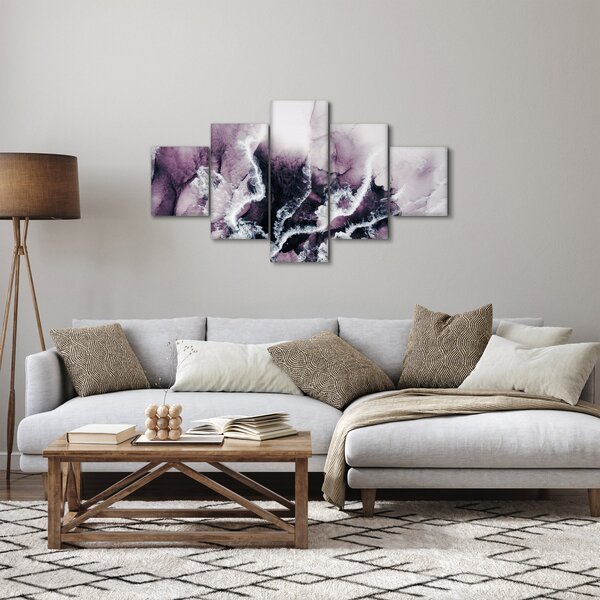 Obraz - Fialový mramor N⁰2 (125x70 cm)