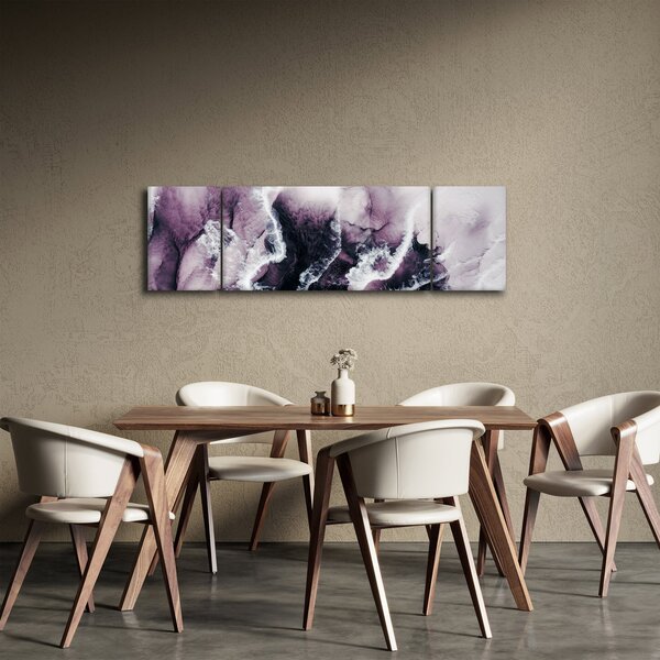 Obraz - Fialový mramor N⁰2 (170x50 cm)
