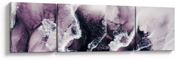 Obraz - Fialový mramor N⁰2 (170x50 cm)