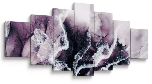 Obraz - Fialový mramor N⁰2 (210x100 cm)