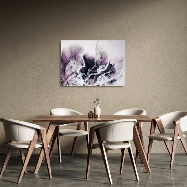 Skleněný obraz - Fialový mramor N⁰2 (70x50 cm)
