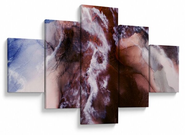 Obraz - Fialový mramor N⁰3 (125x70 cm)