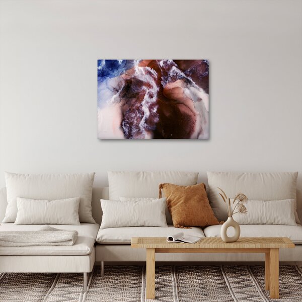 Obraz - Fialový mramor N⁰3 (70x50 cm)