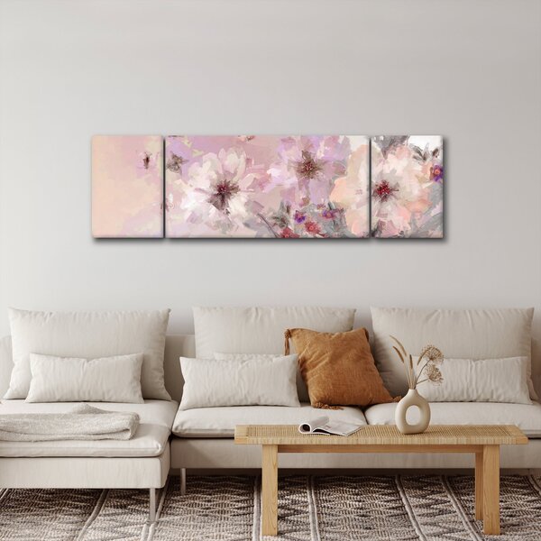 Obraz - Umělecká koláž s motýly (170x50 cm)