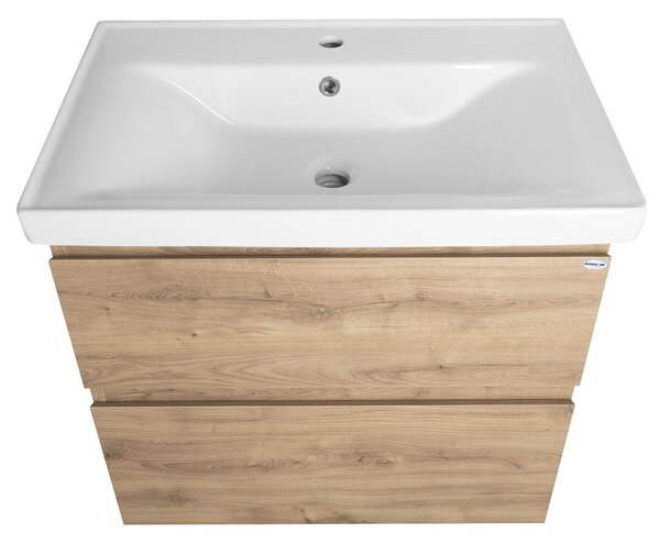 Aqualine Sapho, ALTAIR umyvadlová skříňka 67x60x45cm, dub emporio