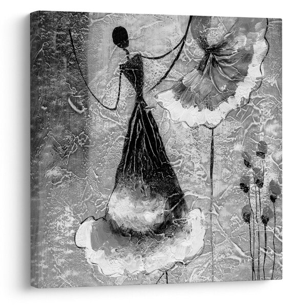 Obraz - Africká malba (30x30 cm)