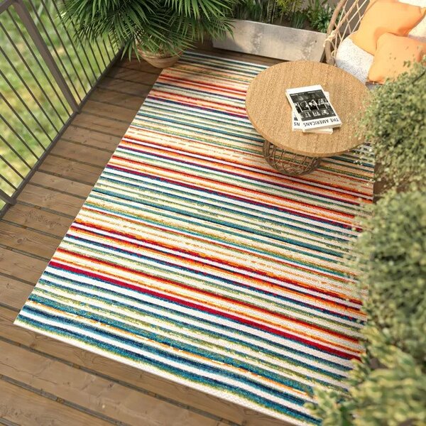 Makro Abra Moderní kusový koberec AVENTURA ED23A Proužky vícebarevný Rozměr: 80x200 cm