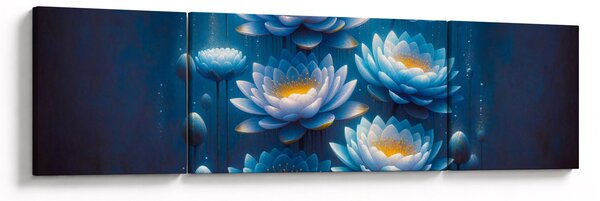 Obraz - Lekníny pod hladinou (170x50 cm)