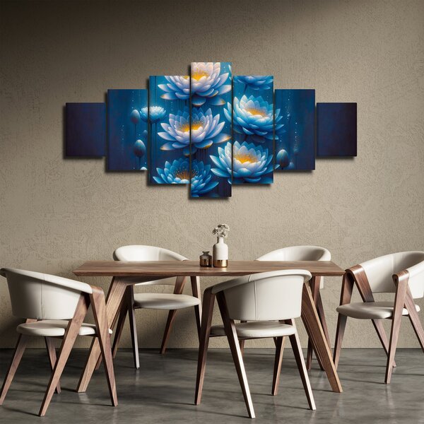 Obraz - Lekníny pod hladinou (210x100 cm)